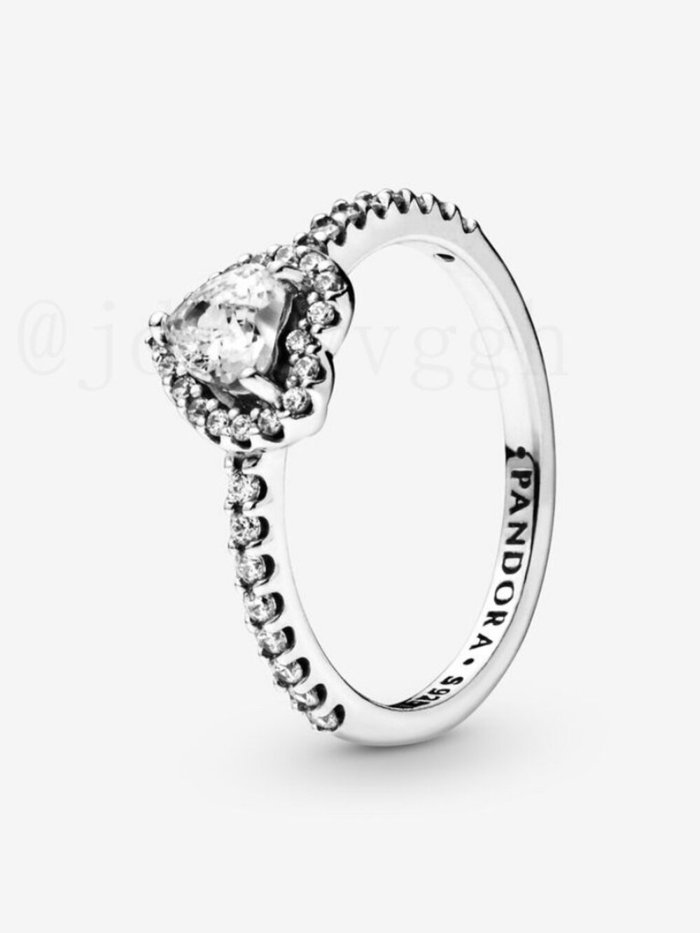 Pandora Elevated Heart Ring